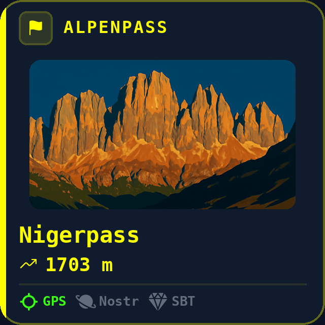 Nigerpass — 1703m