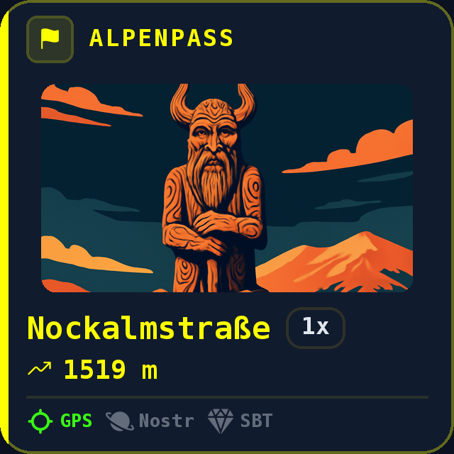 Nockalmstraße — 1519m