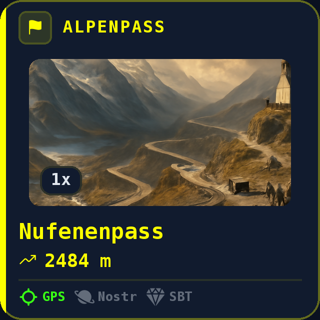 Nufenenpass — 2484m