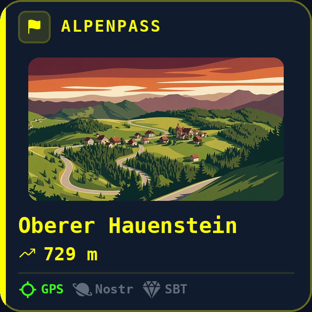 Oberer Hauenstein — 729m