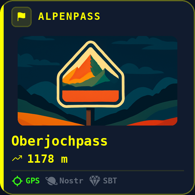 Oberjochpass — 1178m
