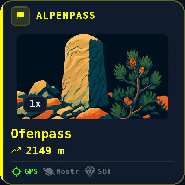 Ofenpass — 2149m