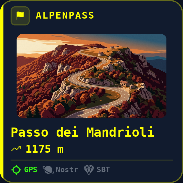 Passo dei Mandrioli — 1175m