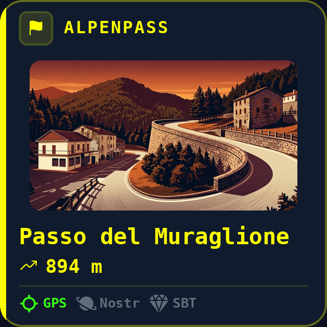 Passo del Muraglione — 894m