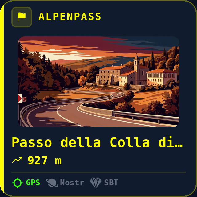 Passo della Colla di Casaglia — 927m