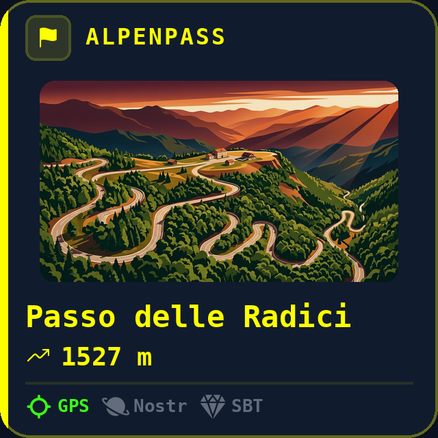 Passo delle Radici — 1527m