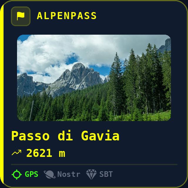 Passo di Gavia — 2621m