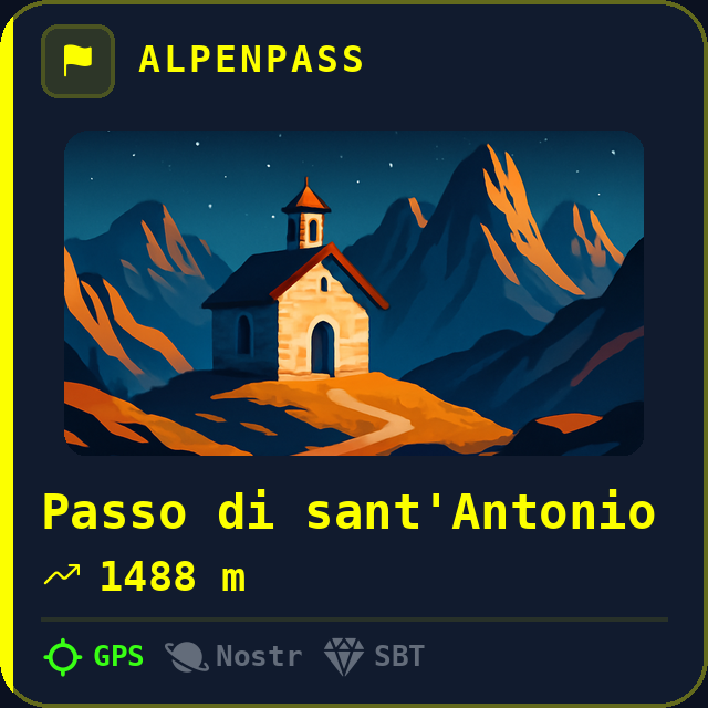 Passo di sant'Antonio — 1488m