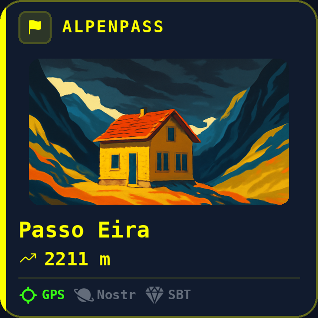 Passo Eira — 2211m