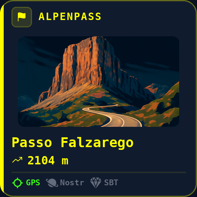 Passo Falzarego — 2104m