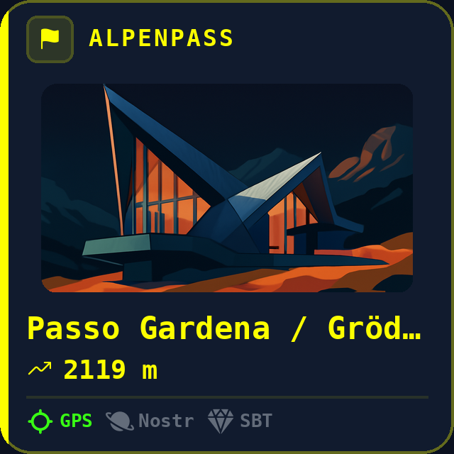 Passo Gardena / Gröder Joch — 2119m