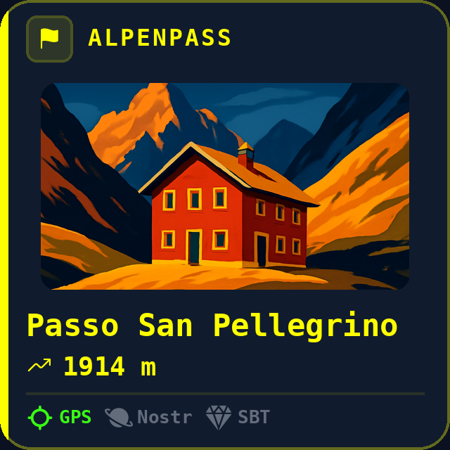 Passo San Pellegrino — 1914m