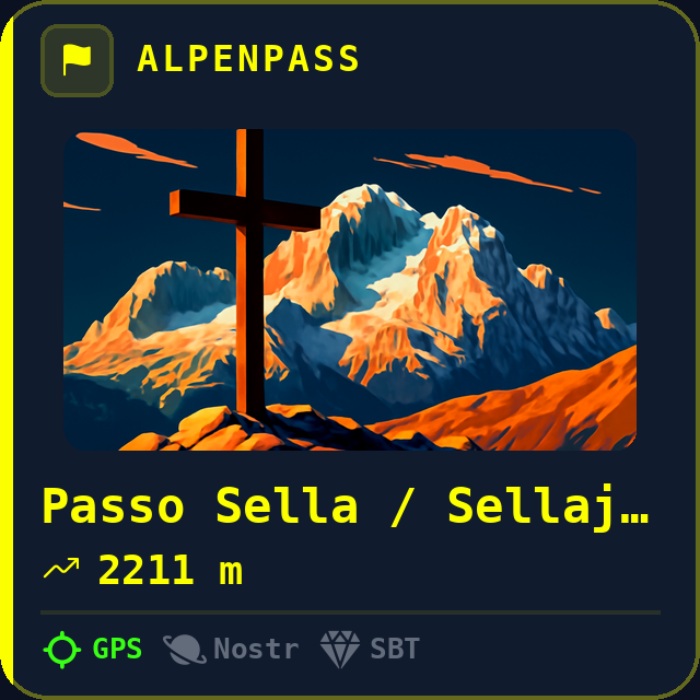 Passo Sella / Sellajoch — 2211m