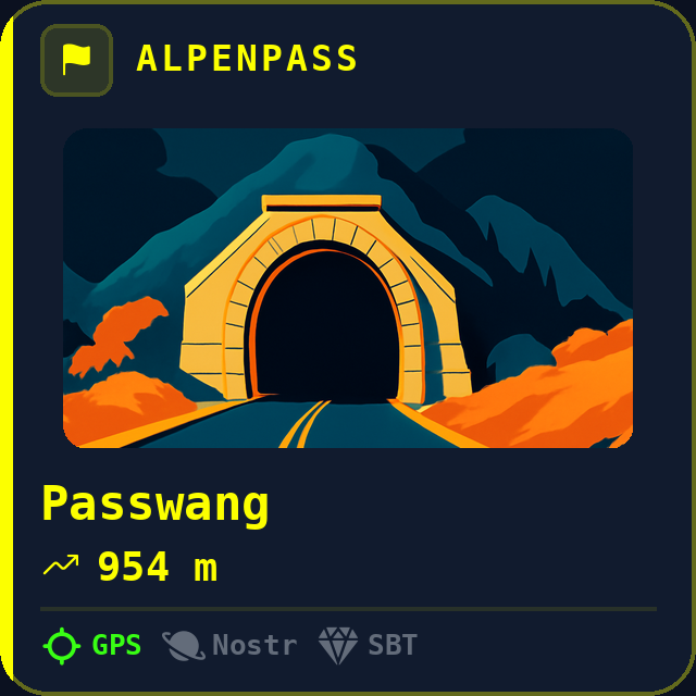Passwang — 954m