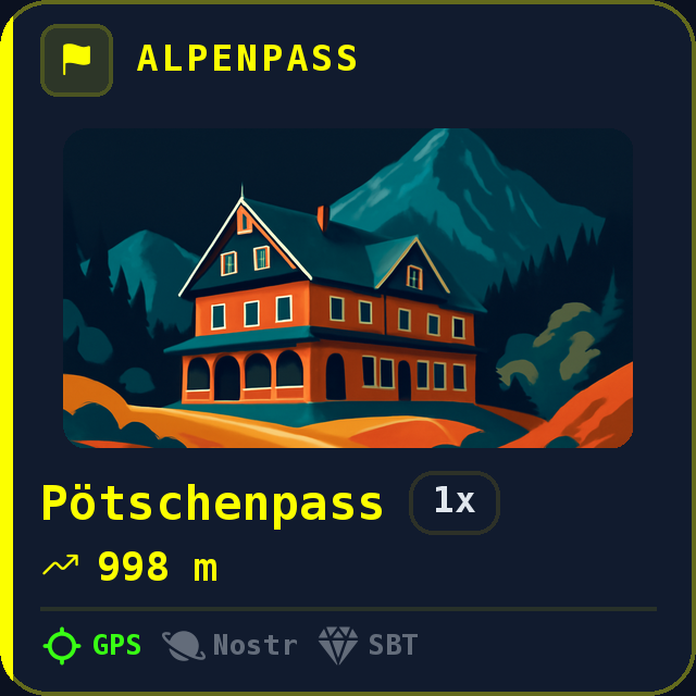 Pötschenpass — 998m
