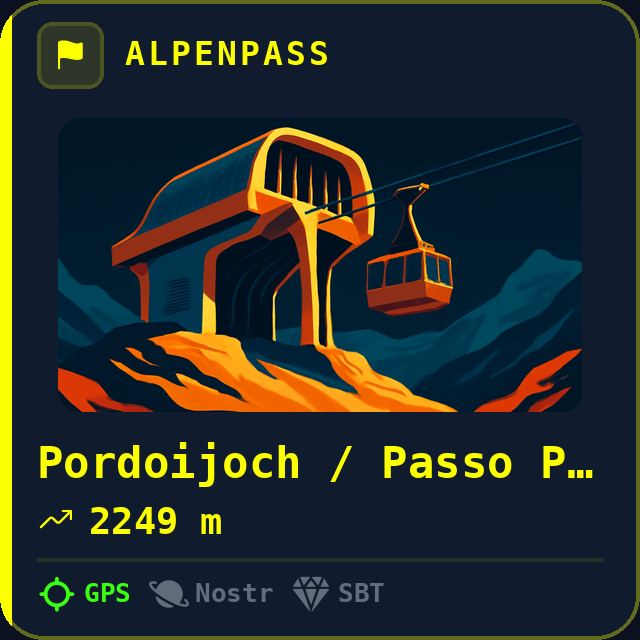 Pordoijoch / Passo Pordoi — 2249m