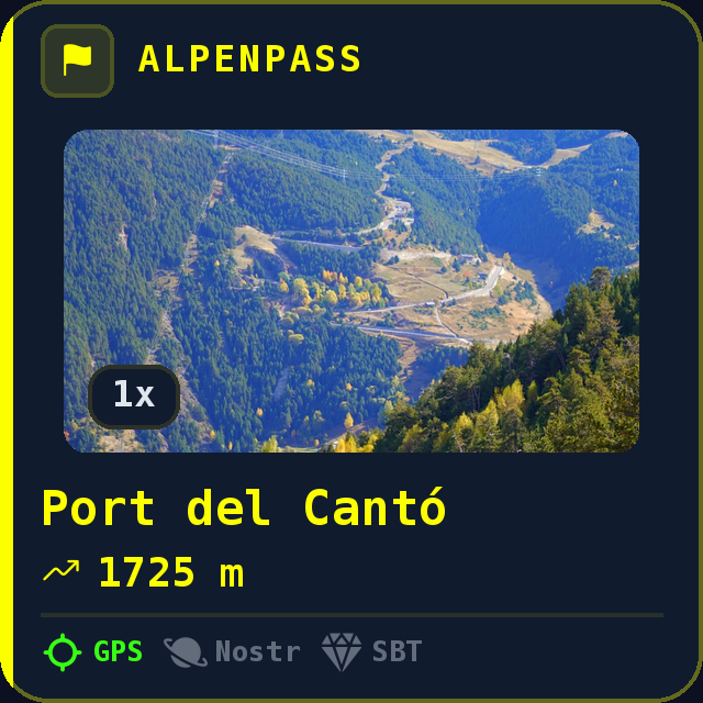 Port del Cantó — 1725m
