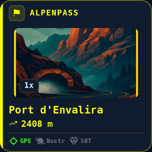 Port d'Envalira — 2408m