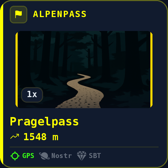 Pragelpass — 1548m