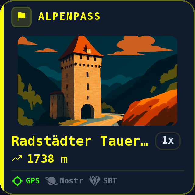 Radstädter Tauernpass — 1738m