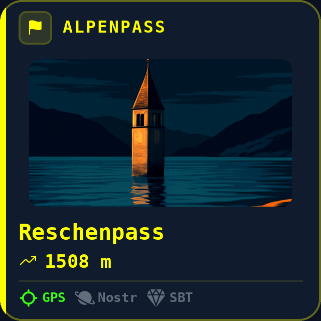 Reschenpass — 1508m