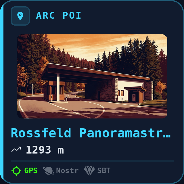 Rossfeld Panoramastrasse — 1293m