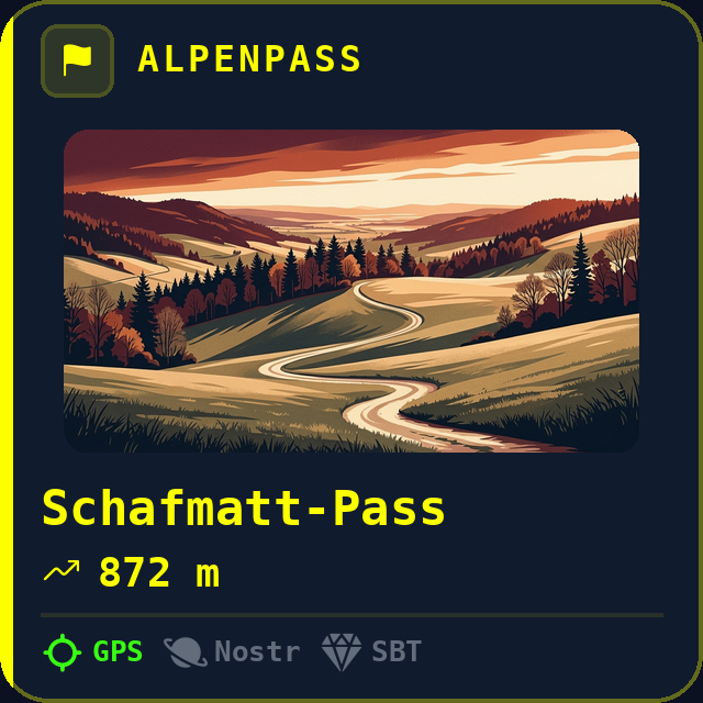 Schafmatt-Pass — 872m