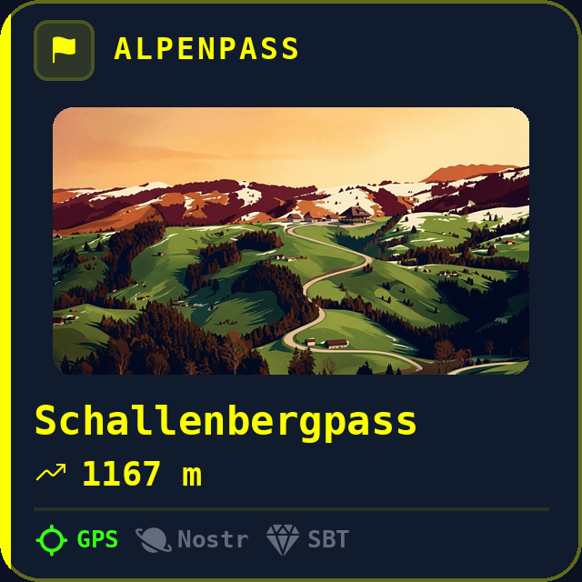 Schallenbergpass — 1167m
