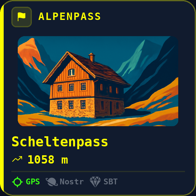 Scheltenpass — 1058m