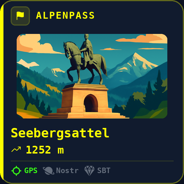 Seebergsattel — 1252m