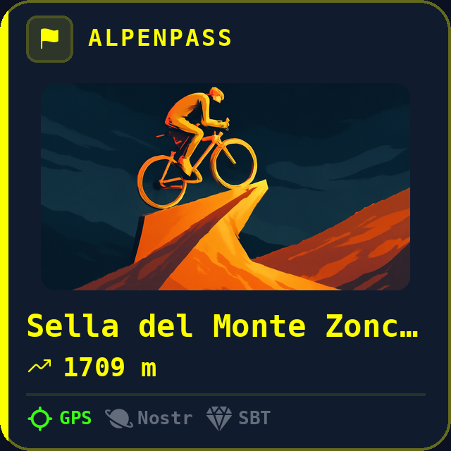 Sella del Monte Zoncolan — 1709m
