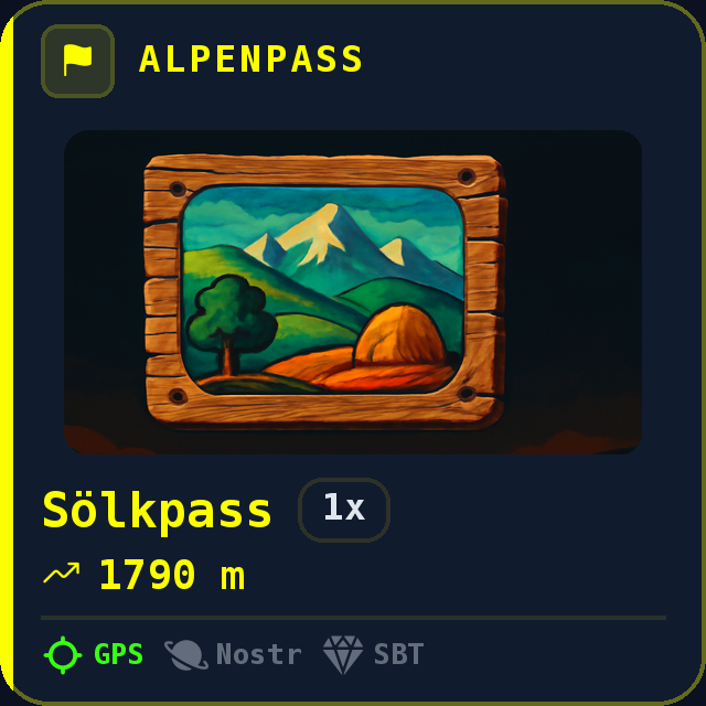 Sölkpass — 1790m
