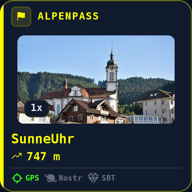 SunneUhr — 747m