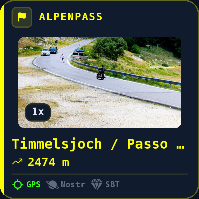 Timmelsjoch / Passo del Rombo — 2474m
