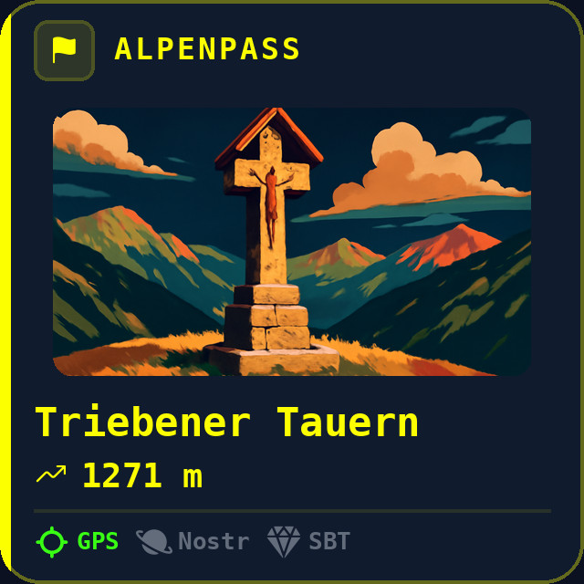 Triebener Tauern — 1271m