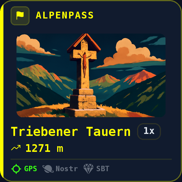 Triebener Tauern — 1271m