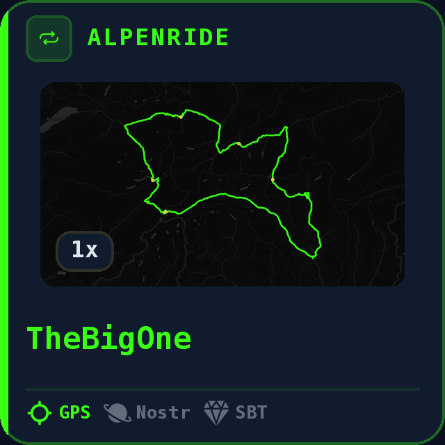 TheBigOne — 5× Passi · difficile